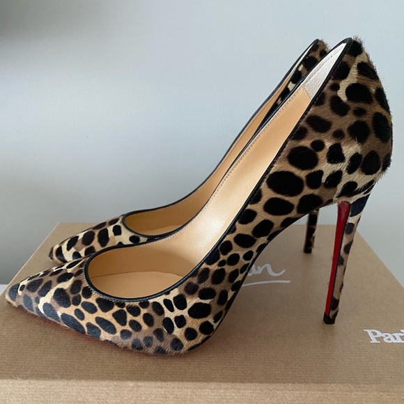 Christian Louboutin Shoes - Christian Louboutin Kate 100 Leopard Heels